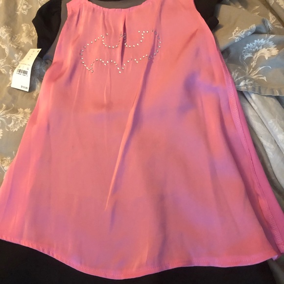 Batman Dress with Cape. Girls XS 4/5 NWT - Picture 2 of 5